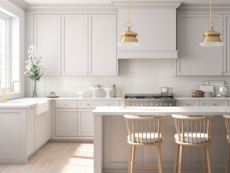 spotless kitchen after cleaning service